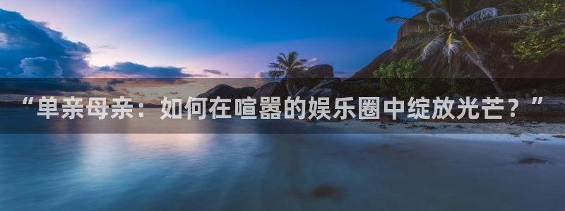 尊龙时凯产品价格多少：“单亲母亲：如何在喧嚣的娱乐圈中绽放光芒？”